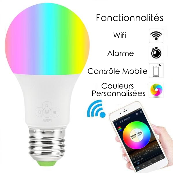 Ampoule Smart WiFi Compatible Alexa & Google Assistant